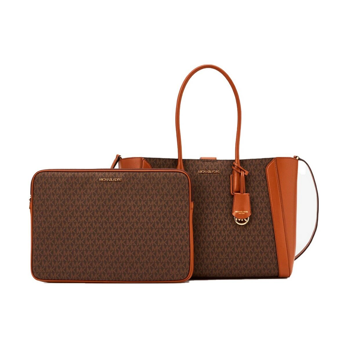 Women's Handbag Michael Kors 35S2G6KT9B-BROWN Brown (38 x 30 x 14 cm)