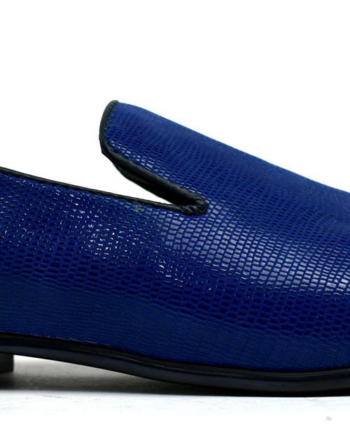 Load image into Gallery viewer, Men&#39;s Croc Loafer Blue
