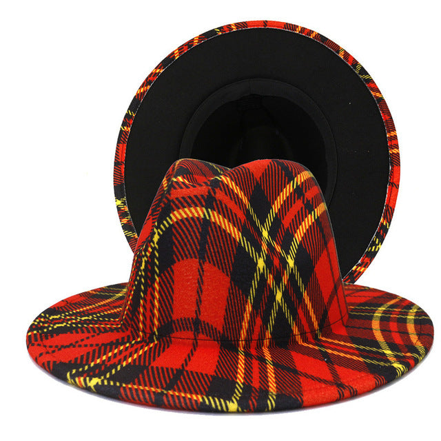 Women's Natural Landscape Tie-dye Fedora Hat