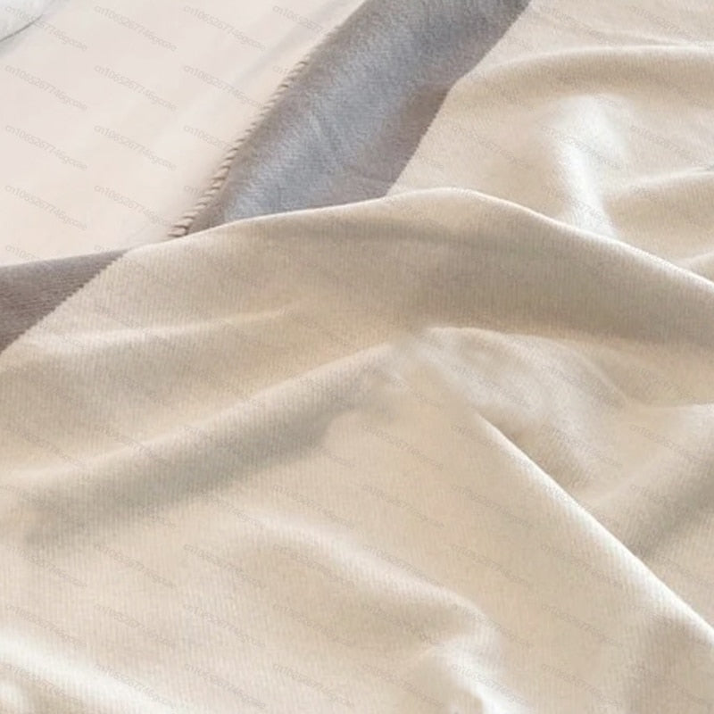 Brand Designer Throw Plaid H Cashmere Blanket For Beds/ Sofa