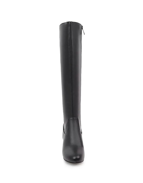 Load image into Gallery viewer, Women&#39;s Fashion Zipper Knee High Pu Leather Boots
