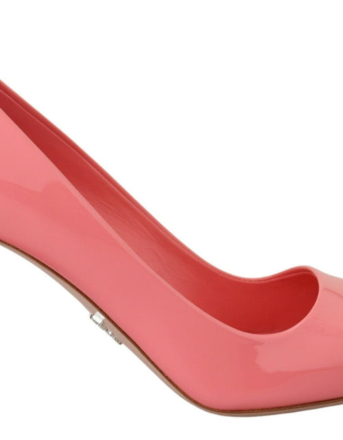 Load image into Gallery viewer, Prada Pink Patent Leather Block Heels Pumps Classic
