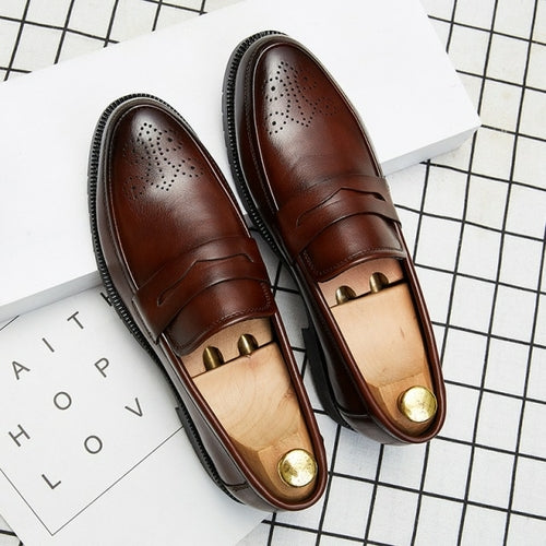 Luxurious Men Dress Shoes  Inner High Loafers Men Shoes Casual Shoe