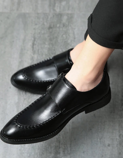 Load image into Gallery viewer, Italy Style Leather Shoes Men&#39;s Fashion Business Shoes Dress Shoes
