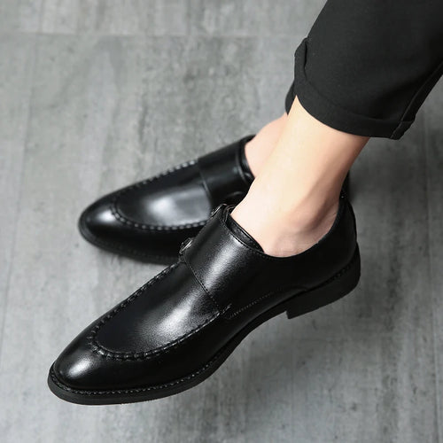 Italy Style Leather Shoes Men's Fashion Business Shoes Dress Shoes