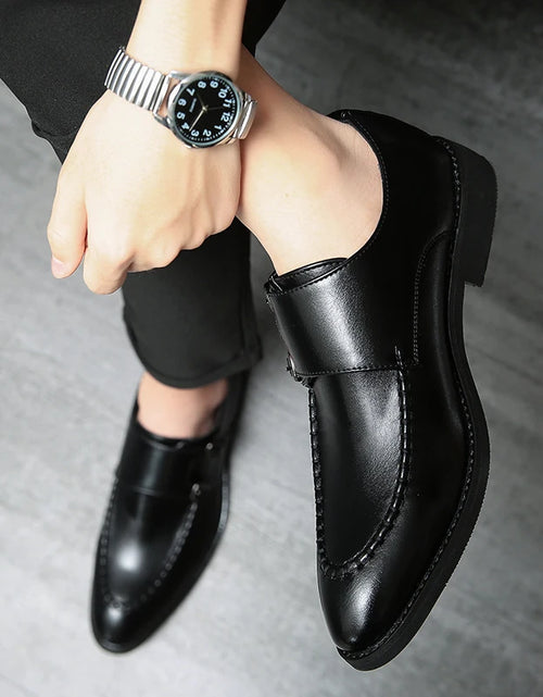 Load image into Gallery viewer, Italy Style Leather Shoes Men&#39;s Fashion Business Shoes Dress Shoes
