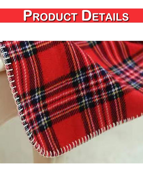Load image into Gallery viewer, Winter Warm Wool Plaid Bed Sofa/Blankets Throw

