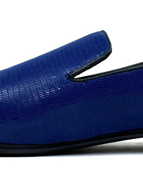 Load image into Gallery viewer, Men&#39;s Croc Loafer Blue
