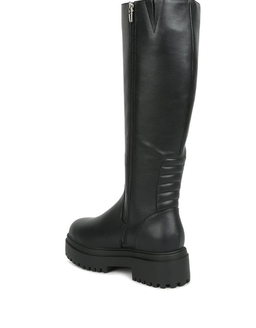 Load image into Gallery viewer, axle round toe platform knee high boots
