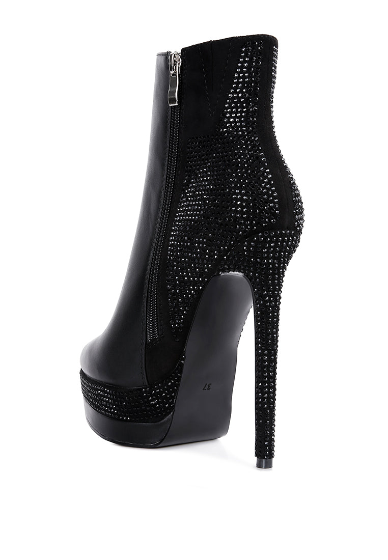 encanto high heeled ankle boots