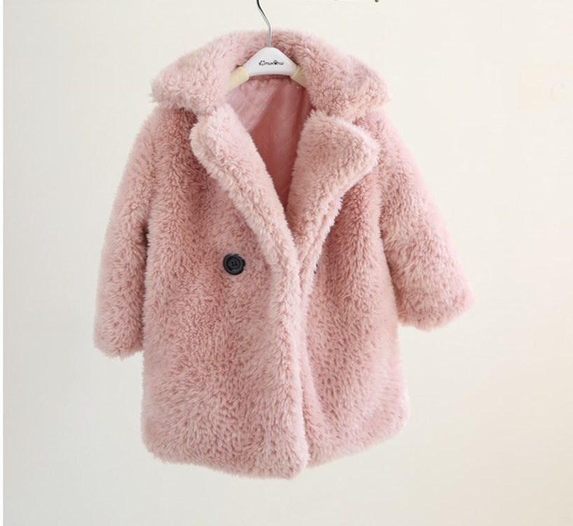 Autumn And Winter Fur Coat for Kids