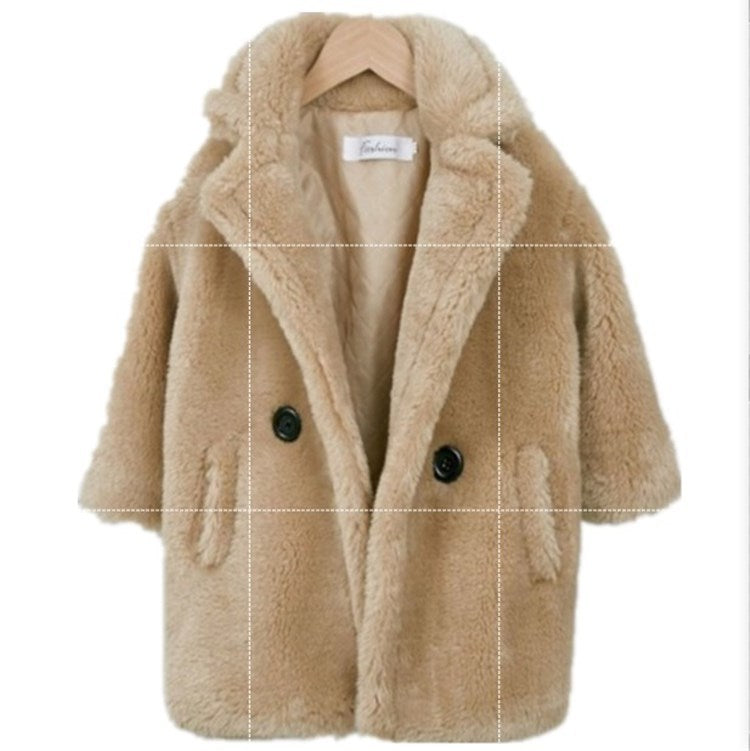 Autumn And Winter Fur Coat for Kids